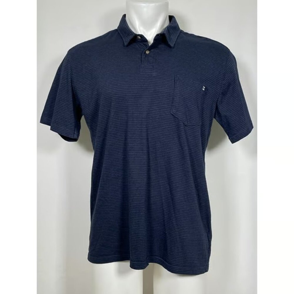 Billabong Standard Issue Polo Navy Shirt Men's LARGE - Picture 1 of 9